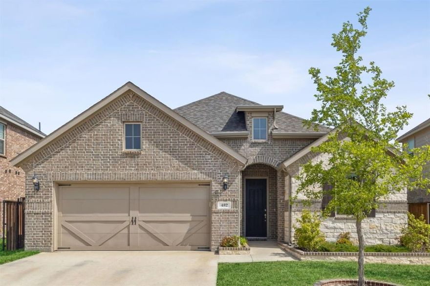 Located in the LeTara community of Haslet Texas in Tarrant County and zoned to Northwest ISD, this 4 bedroom, 3 bathroom residence offers approximately 2,211 square feet of single story living near Highway 287 and Highway 156 with convenient access to Highway 114. The location provides commuter connectivity toward the Alliance Corridor and Fort Worth while remaining within reach of shopping, dining and employment centers across North Tarrant County. Designed for open concept efficiency and flexible living, the floor plan includes a primary suite with dual sinks, garden tub, separate shower and walk in closet. Secondary bedrooms are positioned to balance shared living areas with private retreats. If you are searching for 4 bedroom homes in Haslet Texas within Northwest ISD, this layout supports both everyday functionality and long term value. The main living area centers around a gas fireplace with stone accent wall and connects to a kitchen equipped with granite countertops, gas cooktop, electric oven, microwave, pantry and a center island with breakfast bar seating. Elevated design features including 11 foot ceilings, 8 foot doors and a rotunda style entry add scale and character throughout the home. Additional highlights include a dedicated office, wet bar and an extended garage providing additional storage or workspace flexibility. Outdoor living extends to a 28 by 12 covered patio designed for privacy and year round usability.
Community amenities in LeTara include a neighborhood pool and shared facilities that support active outdoor living in Haslet. This property presents a balanced combination of single story functionality, Northwest ISD zoning and established LeTara positioning within the growing Haslet Texas market.