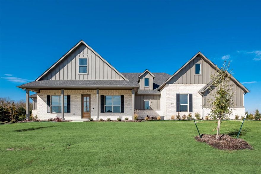 Crescent Builders are redefining luxury! Wood floors, granite countertops and stainless steel appliances including double ovens are a few of the luxury features! Builder to pay buyers title policy if buyers use builders preferred lender! Lynx Hollow is a 1 acre lot community in North Forney that features a convenient location and no MUD or PID tax!! !  The Sierra floor plan has right under 3200 square feet with split bedrooms and a huge flex room that can be used as a second living area, media room or kids play room! Kitchen is fit for a chef with island and custom cabinetry. Home features great flex room that can be an office or 2nd living area. Features oversized 3 car garage that fits even the longest SUVs and trucks! Home has too many high end features to list! Property is ready for you to make it your home!