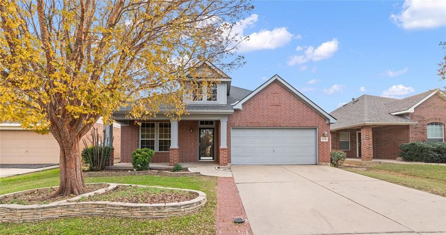 Welcome to this beautifully updated single-story home located in the highly sought-after Keller ISD. This 3-bedroom residence features soaring ceilings and a bright, open-concept layout that seamlessly connects the kitchen to the spacious family room—perfect for everyday living and entertaining.
The home showcases a clean, modern feel with easy-to-maintain finishes throughout. A thoughtfully designed split-bedroom floor plan offers added privacy, with the primary suite tucked away at the back of the home and two secondary bedrooms separated by a versatile game room.
A dedicated office and formal dining area provide flexible living options, with the spacious office easily serving as a potential fourth bedroom. Step outside to enjoy the covered patio and a low-maintenance, private backyard—ideal for outdoor dining and entertaining.
Conveniently located near top-rated schools, shopping, dining, and major highways, this home combines comfort, functionality, and an unbeatable location.