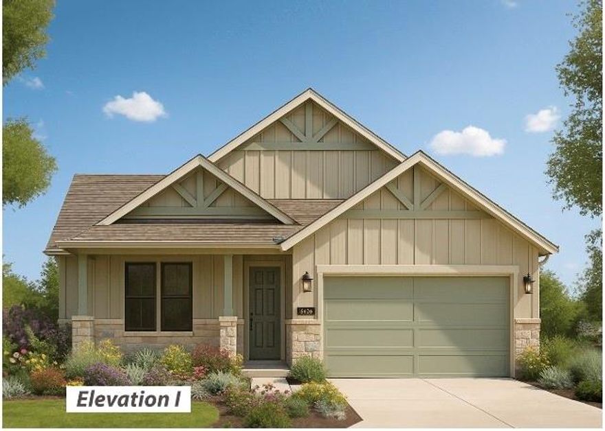 Freeman Farm by Lillian Homes brings new construction homes in Kaufman, TX within reach. The Elm offers 1,872 square feet of smart, stylish living—ideal for first-time buyers or those looking to downsize without sacrificing comfort. This well-designed single-story home features 4 bedrooms and 2 baths, including a primary suite with a walk-in shower and relaxing garden tub. The open-concept floor plan highlights a spacious kitchen with a versatile island, perfect for dining or entertaining. Outdoor living is made easy with a covered patio and privacy fence. Additional features include an electric fireplace, rain gutters, sprinklers, and a two-car garage.  Just off US-175, the community puts downtown Dallas roughly 33 miles—or about a 35-minute drive—away, giving you small-town value with big-city access. Beyond your doorstep, residents enjoy Kaufman’s revitalized historic square lined with boutiques, cafés, and year-round festivals, while 232-acre Kaufman City Lake Park invites fishing, boating, and hiking only minutes from home. Children attend Kaufman ISD schools, and county growth plus planned highway improvements promise strong upside for early buyers seeking affordable new homes near Dallas.