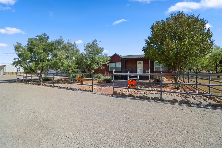 127.44± Acre Showplace with Multiple Homes, Scenic Views & Turnkey Improvements

This meticulously improved ranch is the definition of turnkey. The main home features 3 bedroom 2bathroom with dual master suites and extensive upgrades throughout. A 1 bedroom 1 bathroom barndo-style cabin adds incredible value with stained concrete floors, a safe room, spray foam insulation, a two-car garage, and a massive covered patio overlooking miles of hill country. A clean 2 bedroom 2 bathroom mobile home offers additional space for guests, family, or potential rental income.

Located on paved FM 2635, the land offers over 100 feet of elevation change with two hilltops, sweeping views, and three stocked tanks. A 24± acre cultivated field draws in abundant wildlife — perfect for hunting or hay production. Top-quality blinds and feeders convey. The ranch also includes a finished shop, insulated garages, and a large equipment barn.

Whether you’re looking for a private retreat, hunting ranch, or multi-use legacy property this one checks every box. Call the listing agent for a complete list of features and improvements.