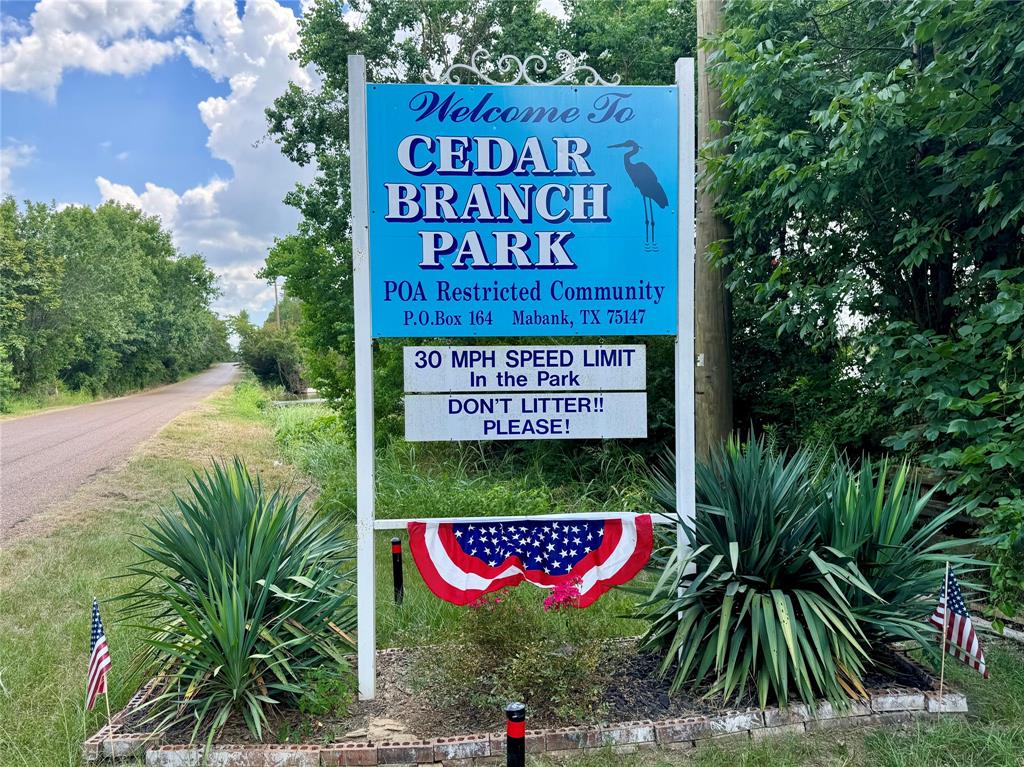 Cedar Branch Park Sec 02 - Land