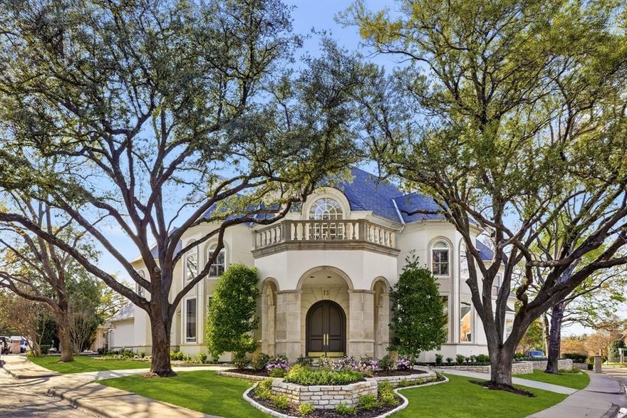 Nestled within in the prestigious gated community of the Downs of Hillcrest in Preston Hollow, this French stucco home was meticulously renovated in 2021 and offers a seamless floor plan that flows from room to room and indoors to out featuring high-end finishes and expansive living spaces. 

A dramatic entry sets the tone, flooded with natural light from floor-to-ceiling windows and soaring 20-ft ceilings that continue through the main entertaining areas. The expansive family room with marble fireplace and wet bar, along with an intimate seating area with its own fireplace and dining room, create a warm, welcoming environment for gatherings large and small.

The gourmet eat-in kitchen is a centerpiece of the home, featuring a generous island and opening to a vaulted breakfast room with exposed beams, yet another marble fireplace, and an inviting keeping room-perfect for everyday living.

The first-floor primary suite serves as a serene private retreat, offering a sitting area, spa-inspired bath with soaking tub and separate shower, walk-in closet, cedar storage, personal laundry, and an adjacent office. Direct access to the backyard makes stepping out to the pool and spa feel like an extension of the suite itself.

An elevator connects to the second floor, where you’ll find a beautifully designed office, a large game room with marble fireplace and second wet bar with seating, a balcony overlooking the pool, generous ensuite bedrooms with walk-in closets, plus guest quarters with a fully-equipped kitchen, living and dining area, ensuite bedroom, and ample storage. It is integrated into the main home, but can be closed off with a private street-level entrance.

Set within a picturesque tree-lined community known for its ponds, walking paths, and charming cobblestone streets, this 8,000 square foot home offers both serenity and unparalleled convenience just minutes from Dallas’ premier private schools, top-tier retailers, and an abundance of dining options.