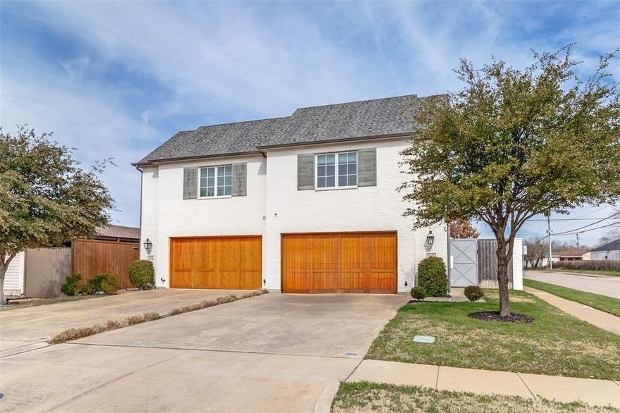 Built in 2018, this beautifully maintained and move-in-ready single-family attached residence is the perfect place to call home! The interior is light-filled and open, featuring custom window shades, tile, and freshly updated white oak hardwood floors and paint. An abundance of natural light highlights the open-concept layout, with a wood-burning fireplace anchoring the living area and seamlessly connecting to the gourmet kitchen with a large island and walk-in pantry.

Upstairs, all bedrooms and full bathrooms provide privacy and comfort. The primary suite is a serene retreat, complete with a walk-in closet and spa-inspired ensuite featuring a free-standing soaking tub, separate shower, and dual vanities. A versatile bonus area offers additional flexible space, ready to adapt to your needs and lifestyle.

Outside, mature trees frame the property, offering both privacy and a sense of tranquility, while the covered patio extends living and entertaining outdoors. With luxurious finishes, thoughtful details, and a modern, move-in-ready layout, this home is a gem in one of Dallas’s most sought-after neighborhoods.