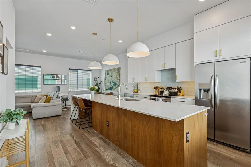 Relocation-motivated pricing makes this one of the best values in Lower Greenville, Knox Henderson, Old East Dallas. 

This move-in ready, light-filled, modern townhome offers an open-concept layout designed for both everyday living and effortless entertaining.

Inside, you’ll find rich hardwood floors, abundant natural light, designer features and a seamless flow between the kitchen and living spaces. The kitchen features a generous island with designer lighting plus abundant storage and prep space, all open to the main living area for a clean, connected feel.

The large, custom-remodeled, primary bathroom is paired with a spacious and light filled primary suite and an oversized walk-in closet.

Enjoy a private patio and fenced and turfed front yard, perfect for relaxing and a wonderful outdoor space for a dog. An oversized attached two-car garage adds convenience and abundant storage. Entrance to the community is gated with key code access.

Located just steps from Lower Greenville and Knox-Henderson, you’ll have walkable access to some of Dallas’ best dining, shopping, and entertainment, plus quick access to Downtown and Lakewood.

Priced below comparable homes, this is a fantastic opportunity to own in one of Dallas’ most vibrant neighborhoods.