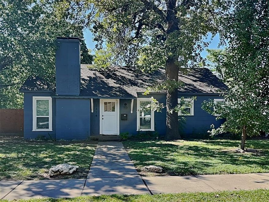 Charming and beautifully remodeled, this 1940’s corner-lot gem in Sylvania Park is surrounded by soaring shade trees and filled with character. The home features two bedrooms plus a versatile office or flex room—perfect for remote work or an additional guest suite. An oversized living room with a cozy wood-burning fireplace opens to a spacious breakfast nook and a gourmet kitchen complete with stainless steel appliances, a gas cooktop, center island, stunning granite countertops, stylish backsplash, modern white cabinets, and ample storage throughout. (Washer, dryer, and refrigerator included as-is.) Additional highlights include ceiling fans, 2-inch blinds, and neutral paint tones. Step outside to your backyard oasis with a covered patio ideal for weekend BBQs. The detached garage provides generous parking space along with a dedicated workstation or workout area. A perfect blend of vintage charm and modern updates, this lovely home is ready for its next resident.