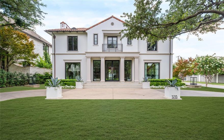 Located on one of the most coveted blocks in the Fairway of University Park, 3713 Greenbrier blends architectural pedigree with modern luxury. Set on an oversized 75×160 corner lot, the home was originally designed by architect Elby Martin and completely re-imagined within the past five years by Philip Vanderford of Studio Thomas James. Spanning approx. 6,226 SF, it offers 5 en-suite bedrooms, 5 full & 2 half baths, two main-level living areas, an open-concept kitchen with large bar & butler’s pantry, and seamless flow to a covered patio, pool & turfed backyard. Upstairs includes all bedrooms with private baths plus a game room and full laundry. Offered at $5,679,000—exceptional value with land alone estimated at $3.5M+—this custom Fairway residence is a rare opportunity in one of Dallas’s most desirable neighborhoods.