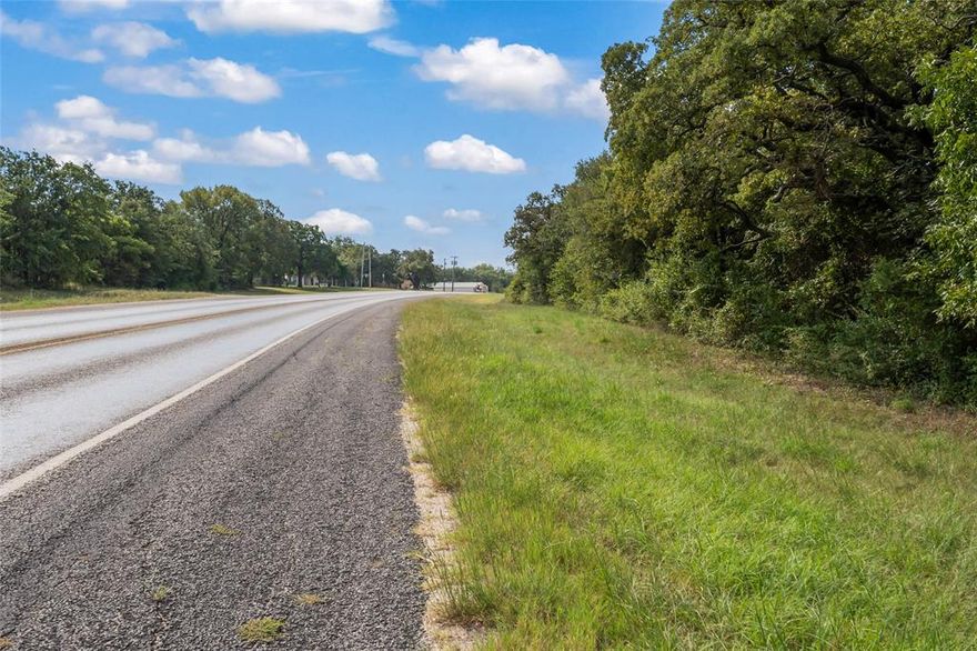 Prime tract in affordable Chico. Just a few miles North of Hwy 380 and a close drive to Lake Bridgeport. The convenince of town with a rural surroundings. Tract boasts appoximaltely 900' of paved road frontage and 1100' along the county road on the west side. Utilies in place along the east paved frontage. Sandy loam soil. Potential for use as a recreational or ranching tract for livestock, residential construction, future development, or commerical frontage.