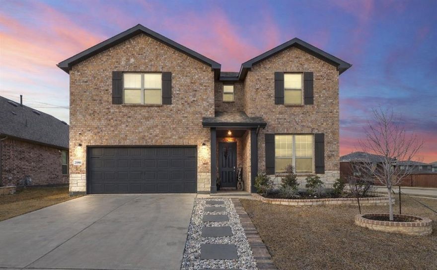 Welcome to this beautifully designed 5-bedroom, 3.5-bath home offering 3,650 sq. ft. in the sought-after Northstar community. With a layout designed for living, working, and entertaining, this home offers space and versatility for every lifestyle.

The main floor features an open-concept living area with a private office, an eat-in kitchen with a center island, and natural granite countertops. The first-floor primary suite includes dual sinks, an ensuite bath with a separate shower, and a walk-in closet. A separate utility room adds convenience, while custom shelving in the laundry room and primary closet keeps everything organized. Generous living spaces throughout complete the home.

Upstairs, an oversized game room, four bedrooms, and two full baths provide privacy and flexibility.

Step outside to the covered patio, perfect for extending your living space outdoors. Situated on a corner homesite, this home offers a unique layout and extra space. As the community’s most popular design, it combines wide appeal with versatile living.

Within walking distance to the amenity center, including a resort-style pool, residents enjoy easy access to community activities. Move-in ready and meticulously cared for, this home blends comfort, style, and practicality.