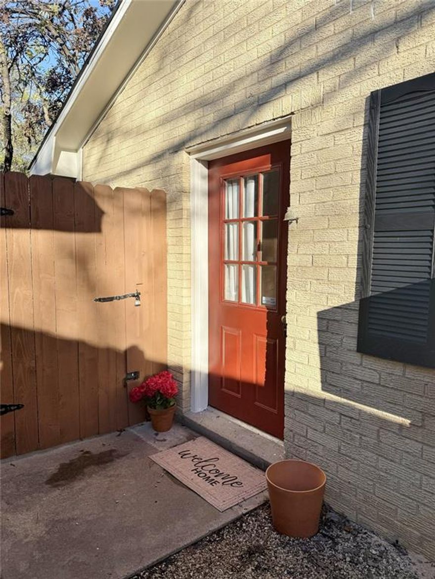 Charming and affordable, this cozy 1-1 efficiency offers the perfect blend of comfort and convenience! Tucked privately behind the main home, this unit features its own private access for added peace and quiet. Step inside to a light and bright floor plan with a welcoming mix of wood laminate and carpet flooring throughout. The spacious living area and bedroom both include ceiling fans to keep things cool and comfortable year-round. The kitchen comes fully equipped with a stove and refrigerator, and the convenience of an in-unit washer and dryer makes laundry day a breeze! Utilities are simple and budget-friendly with gas billed at just $10 per month and water and trash at $35 through C21JFPM. A perfect little retreat to call home! No pets please. 6 month lease term only.