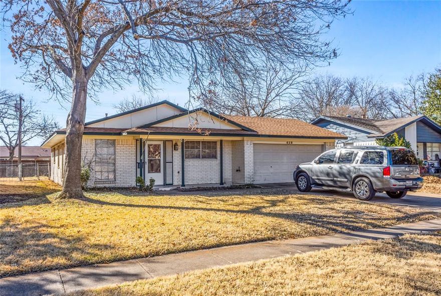 Charming 3-bedroom, 1.5-bath home built in 1966 offering 1,040 square feet of opportunity and character. This single-story property features a practical layout, spacious living area, and solid construction — the perfect canvas for your personal style and updates.

The home is ready for your decorating ideas, making it an excellent option for buyers who want to customize finishes, investors seeking their next project, or anyone looking to build equity through improvements. 

Situated in an established neighborhood with mature trees and long-standing community appeal, this property offers convenient access to shopping, dining, schools, and major commuting routes.

Bring your vision and make this home your own.