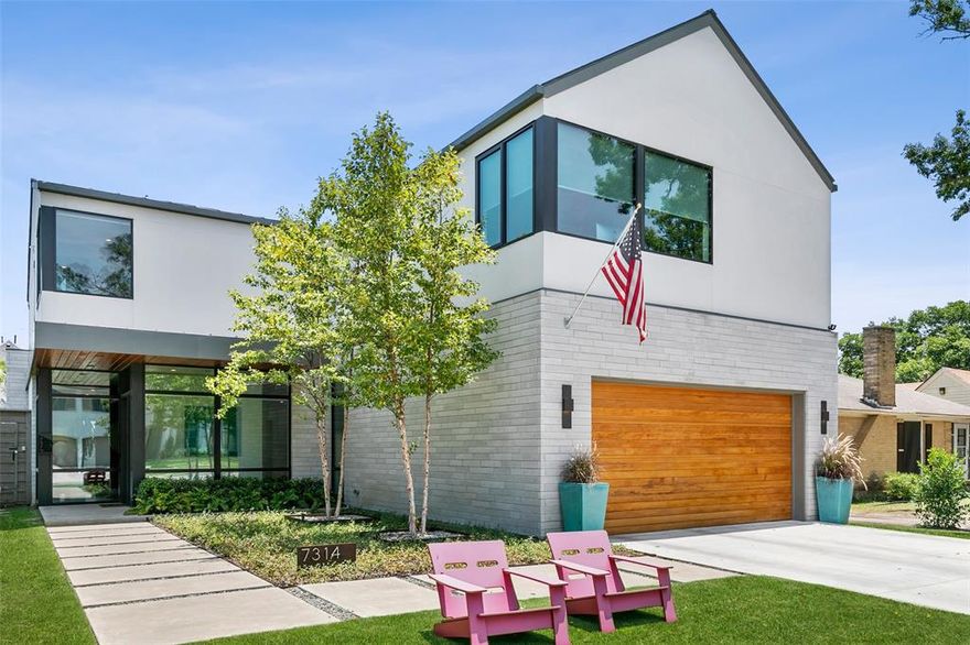 Stunning modern masterpiece built by Keinast Homes to highest standards of quality. Architectural home welcomes guests to beautiful entry w storefront glass & flows inside to light oak hardwoods & frameless glass study enclosure. Living area has extended GFP, sliding wall of windows & adjoins gourmet kitchen. Kitchen features quartz ctops, SS sink, Viking Pro Line SS appls, walk-in pantry, double ovens, cabinet front fridge-freezer, & bar seating. Owners suite is spa-like & overlooks outside oasis & bath offers floating dual vanities, soaking tub, frameless glass shower enclosure, hidden water closet & significant WIC w builtin cabinetry. There are 3 addt bedrooms upstairs w private baths. There is upstairs game room w lrg adjoining storage closet. Addt amenities: Sonos surround sound, full downstairs guest-pool bath, covered outdoor living area w built-in grill, fridge, pool & spa w IPE wood deck & plumbed for gas fire pit, custom roller shades, epoxy coated garage floor & more.