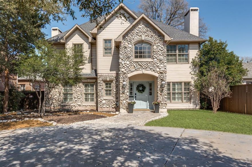 Located in the prestigious University Park, 3240 Lovers Lane offers an exquisite blend of modern elegance and timeless charm. This stunning residence boasts a thoughtfully designed floor plan perfect for both comfortable living and sophisticated entertaining. Featuring four bedrooms and four full and two half-bathrooms, a study, and a game room, this home is adorned with high-end finishes throughout. The gourmet kitchen is equipped with high-end appliances and ample counter space. The expansive living areas offer a seamless transition to a beautifully turfed and landscaped backyard oasis with sparkling pool and spa. Situated within walking distance of top-rated schools, parks, and upscale shopping, this property provides a rare opportunity to experience the finest aspects of University Park living.