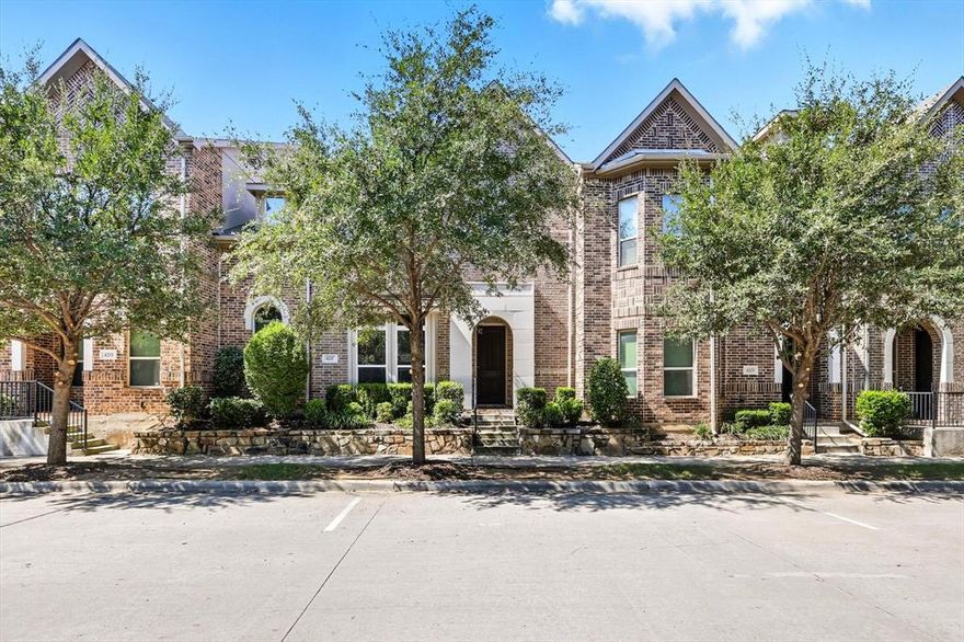 Step inside this stunning move-in-ready 3-bedroom, 2.5-bath home in one of Flower Mound’s most desirable neighborhoods and experience bright, open spaces, modern updates, and thoughtful design that instantly feel like home. The open floor plan and hardwood floors create a seamless flow throughout the main living areas, perfect for entertaining or everyday life. The spacious kitchen is a chef’s dream, featuring granite countertops, stainless steel appliances, a gas range, kitchen island, and plenty of room for meal prep and gathering. Additional storage racks in the two-car garage make organization a breeze. Upstairs, your private primary retreat offers a spa-inspired bathroom with a soaking tub, walk-in shower, and double vanity accented by crisp white cabinetry and custom hardware. Two additional bedrooms, a shared full bath, and a versatile flex space—perfect for a reading nook, homework station, or home office—complete the upper level. Step outside to enjoy morning coffee or evening sunsets on the covered patio, surrounded by peaceful vibes. Location, location, location! Walk to The River Walk at Flower Mound, a vibrant 158-acre destination with scenic waterways, shopping, dining, and community events right at your doorstep. Zoned for highly rated Flower Mound schools and feeding into Marcus High School, this home offers the perfect blend of lifestyle, convenience, and charm. Homes like this don’t last long—schedule your private showing today and see why Riverside Point is one of Flower Mound’s most sought-after neighborhoods!