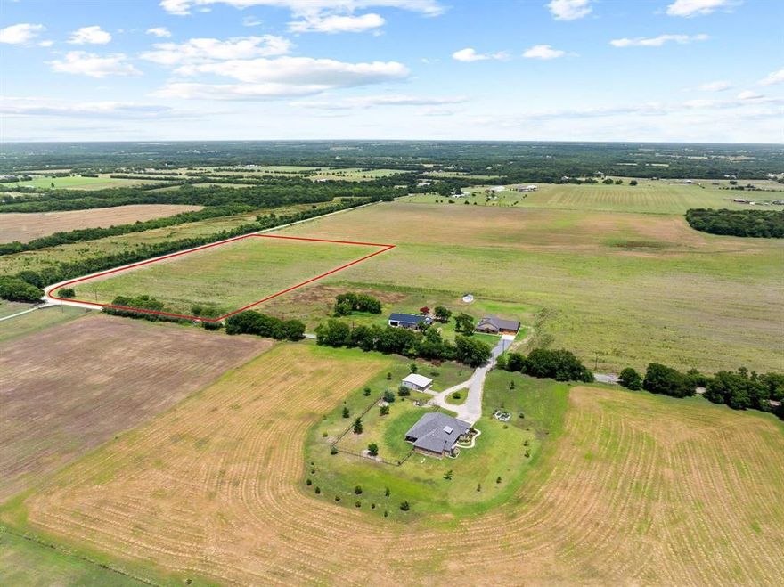 Exceptional 12.5-acre tract located in the highly sought-after Van Alstyne Independent School District. Featuring over 1,400 feet of frontage along Sedalia Road, this property is well-positioned for residential development or long-term investment.

Utilities are already in place with a 3-inch South Grayson SUD water line at the road and power provided by Grayson County Electric Cooperative. Importantly, there are no pipelines or floodplain encumbrances.

Under Grayson County regulations, septic systems are permitted on half-acre lots, allowing for higher-density development. A current agricultural exemption offers valuable tax advantages, and the property lies outside city limits, providing additional flexibility.

For larger-scale opportunities, up to 70.59 acres total are available, with an impressive 4,200+ feet of combined road frontage.
