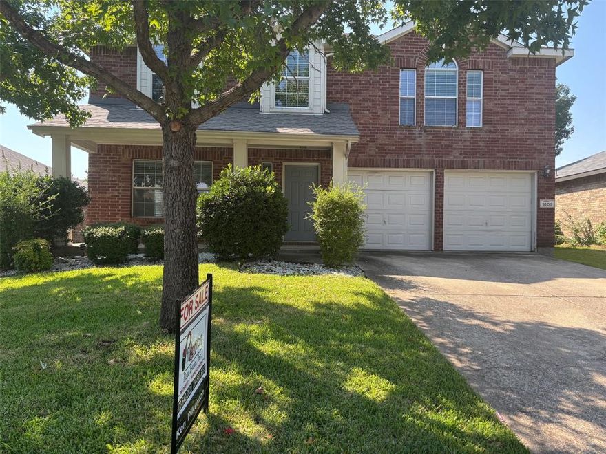 Located in a sought-after McKinney neighborhood within the Prosper ISD, this north-facing home offers a light-filled floor plan featuring 4 bedrooms, 2.5 baths, a game area, combination living and dining, family room, and a spacious 2nd level. The large eat-in kitchen features new gas range, new Quartz countertops, sink, functional island, pantry, and breakfast nook overlooking the backyard. The breakfast nook seamlessly connects the kitchen to the living area, featuring a wood-burning fireplace.
Second-level has all 4 bedrooms! Split owner's suite offers privacy and an en-suite bathroom with a garden tub, separate shower, and walk-in closet. Laundry and all bedrooms upstairs with the master separate. The second floor also hosts a full bathroom and engaging game room. 
The primary and hall baths have new Quartz counter tops and sinks.  NEW ROOF, September 3, 2025.
Aviator Park and its many trails are nearby. Conveniently located near Hwy-380, US-75, 121, shopping, services, restaurants. Appraisal Attached!