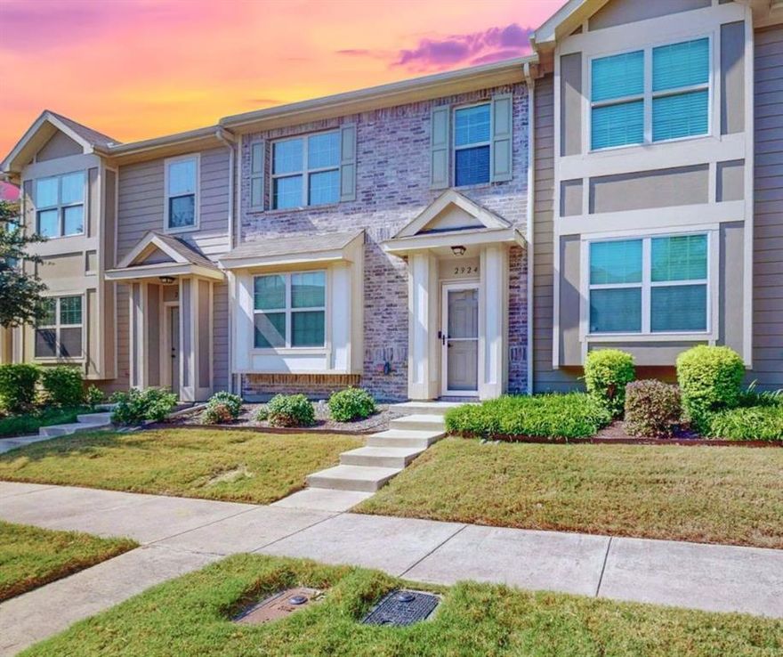 Meticulously Maintained + Move-In Ready in Keller ISD!

This turnkey 2-bed, 2.5-bath brick townhome near Alliance Town Square offers a rare combination of style, function, and low-maintenance living—perfect for first-time buyers looking for smart value and peace of mind.

Step inside and you’ll instantly feel at home. Bright natural light, rich espresso cabinetry, gleaming granite counters, and stainless steel appliances make the kitchen both beautiful and functional. The open floor plan lives large, with a generous living space, flexible dining or office area, and thoughtful architectural details like arched entries, a charming window seat, and an entertainment niche.

Enjoy the convenience of a private two-car garage, full-glass storm door, and main-floor powder bath—plus a loft space ideal for working from home. Upstairs, the spacious primary suite features a pristine ensuite with soaking tub, separate shower, and a large detached walk-in closet. A second bedroom is tucked at the front of the home, near another full bath and laundry—right where you need it.

Every detail reflects meticulous care, from upgraded finishes to modern interior doors.

In Carrington Court, the HOA handles exterior upkeep, landscaping, roof, structural insurance, pest control, and more—making your lifestyle simpler and reducing your hazzard insurance escrow costs. Cool off in the community pool, take your pup to one of the nearby pocket parks, or enjoy a weekend picnic just steps away.

?? Located minutes from Alliance Town Center, with easy access to DFW Airport, Downtown Fort Worth, and the Mid-Cities.

Whether you're looking for a low-stress first home or a smart long-term investment opportunity, this one checks all the boxes. Ask about possible loan concessions to help you get started!