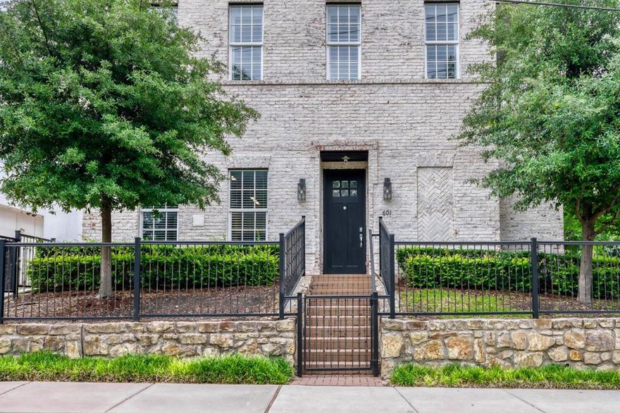 This meticulously maintained 3-bed townhome in Dallas offers a bright, open atmosphere across three levels, highlighted by expansive windows that fill the home with natural light throughout. This corner unit features a functional layout with a private first-floor bedroom ideal for guests or a home office, along with a private balcony and yard space that is well suited for pets. The main living areas feel airy and inviting thanks to abundant windows and thoughtful design. This home offers hardwood flooring throughout with no carpet, quartz countertops, Bosch appliances, and plantation shutters that enhance both style and light control. Each bedroom includes its own bathroom, providing flexibility and comfort for modern living. The garage is finished with an epoxy floor and includes a Tesla charger for added convenience. HOA covers water, sewer, trash, cable and internet! Located in North Dallas, this home is minutes from Galleria Dallas, near Addison’s dining and entertainment scene, and offers quick access to I-635 and the Dallas North Tollway. Outdoor recreation is close by with White Rock Creek Trail and nearby parks, making this a standout option for buyers seeking bright, convenience, and low-maintenance living.