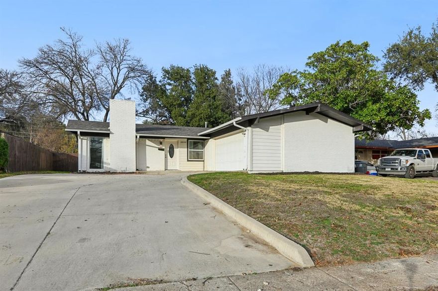 Looking for a home in Royalhaven under $350K? This thoughtfully updated property offers timeless finishes, a spacious layout, and a convenient location near Royal Lane and Webb Chapel. Originally renovated in 2021 and freshly painted inside in 2026, this home blends modern design with lasting upgrades. The kitchen features quartz countertops, stainless steel appliances, and soft-close white cabinets. Both bathrooms include porcelain tile, brass fixtures, and clean-lined vanities in a neutral palette. Luxury vinyl plank floors, decorative lighting, and abundant natural light make the home feel open and inviting. The fully fenced backyard offers room to relax or entertain. Key updates from the 2021 remodel include the roof, windows, HVAC, water heater, and fence. No HOA! Schedule your showing today!