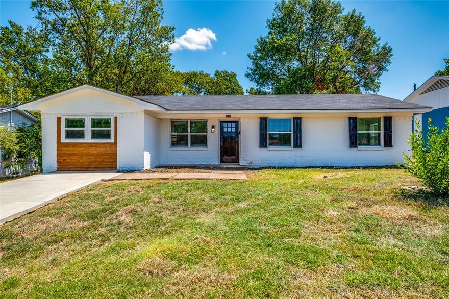 Move-in ready and thoughtfully updated, this 4-bedroom, 2.1-bath home combines modern upgrades with everyday comfort. The open floor plan welcomes you with bright living and dining areas that flow seamlessly into a beautifully refreshed kitchen featuring quartz countertops, a stylish backsplash, breakfast bar, and generous cabinet storage. The spacious primary suite offers a private retreat with room for a sitting area and an ensuite bath with a walk-in shower, while three additional bedrooms provide versatility for family, guests, or a home office. Recent improvements include HVAC systems, windows, flooring, cabinetry, and lighting, creating peace of mind and a move-in ready experience. Step outside to enjoy a large backyard that’s perfect for entertaining, gardening, or simply relaxing. Ideally located near local parks, schools, and with easy access to I-30 and I-635, this home delivers both convenience and charm in the heart of Mesquite.