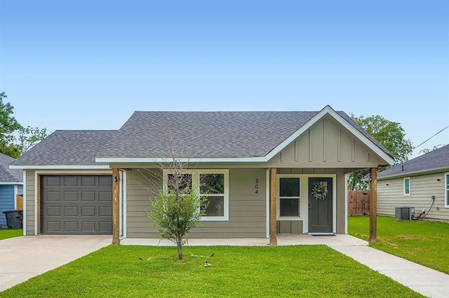 *sale subject to bank approval*- Move- in ready 3 bed 2 bath- Newly built in 2022 with a 10 year foundation structure warranty and open floor concept with granite counter-tops. Ideal for a first time home buyer or looking to downsize to a cozier space. Refrigerator included with the sale.  Home sold AS-IS (no exceptions). Buyer is responsible for inspections and to turn on utilities