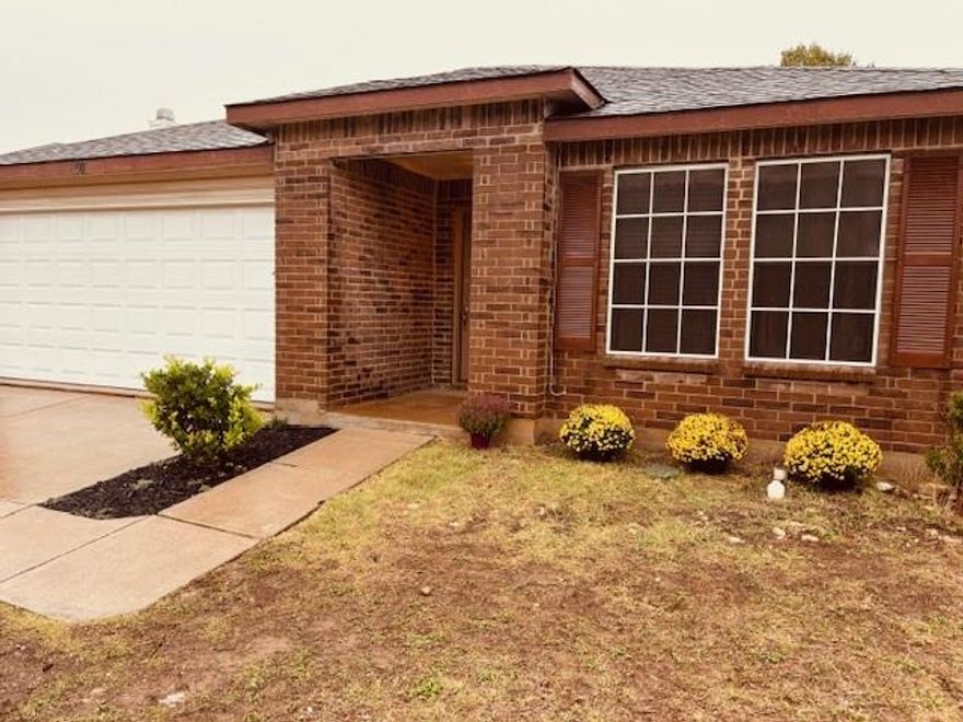 Recently updated, this spacious 4-bedroom, 2-bath home in the desirable Harriet Creek Ranch community offers the perfect blend of comfort, convenience, and investment potential. Freshly painted kitchen cabinets and beautifully remodeled bathrooms featuring new vanities, fixtures, lighting, and tiled shower surrounds give the home a clean feel throughout. The open-concept layout provides plenty of room for everyday living, while the flexible fourth bedroom is ideal for a home office, guest room, or playroom.

Located in the highly rated Northwest ISD, Harriet Creek Ranch is known for its family-friendly atmosphere, community pools, parks, walking trails, and well-maintained homes. Convenient access to shopping, dining, and major freeways makes commuting and daily errands a breeze.

Currently tenant occupied with lease in place through February 2027, this property presents a unique opportunity for investors or future owner-occupants. The home is Section 8 approved through the Denton Housing Authority, offering reliable rental income potential. Buyers may choose to honor the existing lease and continue collecting rental income or request lease termination with a 60-day notice to vacate provided by the current owner.