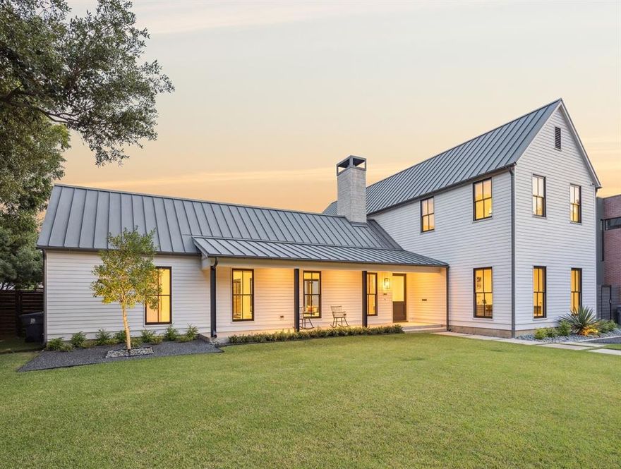 Award-winning Midway Hollow minimalist farmhouse. Featured on multiple home tours, and in several local and national publications including Dwell Magazine and Architectural Digest online. Special features include: advanced framing, exterior insulated sheathing, smart home automation, lighting control, powered windows shades, 3 covered porches including a dogtrot style porch, pool, and wood-burning pizza oven.