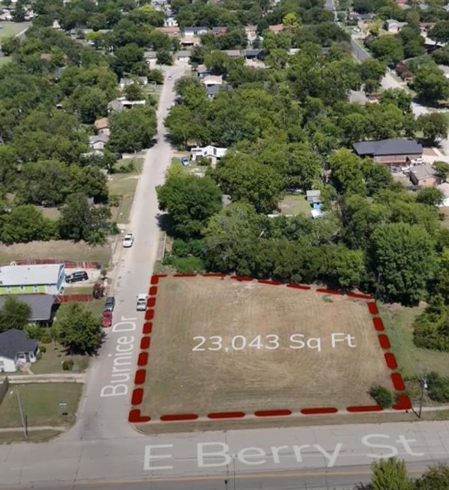 Rare opportunity to own a 0.52 acre corner lot package consisting of THREE contiguous parcels being sold together: 3741, 3745, and 3749 Burnice Dr in Fort Worth, TX 76119. Combined, the lots total approximately 23,043 square feet (about half an acre) and offer excellent visibility and flexibility for future development. This oversized parcel is zoned for multiple uses, allowing potential for residential development, a custom home, investment build, or business and commercial uses. With three lots combined, buyers have the flexibility to create a larger project, multi unit concept, live work space, or a business location while still being inside city limits. The property is cleared and located on a corner, providing strong access and layout potential. Situated in an established neighborhood within Fort Worth’s growing 76119 area, the location offers convenient access to East Rosedale St, Loop 820, and I 30, making travel across the city quick and easy. Nearby amenities include schools, parks, shopping, and local businesses, making this an attractive opportunity for builders, investors, or entrepreneurs looking for space within the city. All three parcels 3741, 3745, and 3749 Burnice Dr are being sold together as one combined package.