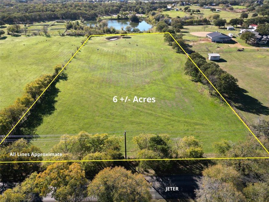 Welcome to Bartonville! Located half a mile from Lantana Town Center shopping, this beautiful 6 acre tract is ag exempt and ready for your ranchette imagination to become a reality. Come build the home you have always wanted and still have plenty of space left for your furry friends to roam. This is the perfect location to enjoy the peace and quiet of country estate living and take advantage of close conveniences of big city life at the same time. Land has multiple locations suitable for pad sites. Electric and Cross Timber water available at road, septic will be required. Do not miss out on this opportunity, this size property does not come up for sale in this area very often.