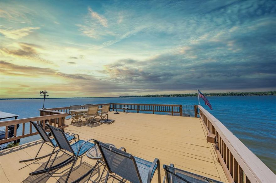 Discover your dream lakefront escape at Cedar Creek Lake’s Arnold Hills! This unique 5-bedroom home features a versatile bunk room or  potential stunning primary suite with a private patio & breathtaking lake views— feels like your own treehouse retreat.  Enjoy 2.5 baths, a game room or den, open kitchen & dining, plus multiple patios perfect for entertaining. Mature trees lead to a party dock for boats & Sea-Doos, a lakeside hammock, and even a backyard zip line! Plenty of parking and a way to AC the garage lakeside.