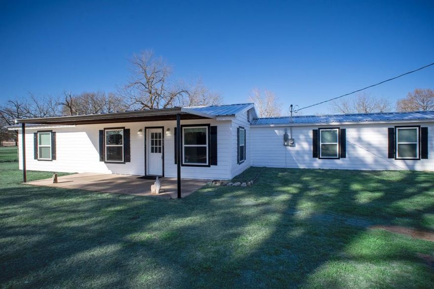 Discover the perfect blend of modern luxury and country freedom in this stunning, fully renovated 4-bedroom, 2-bathroom gem in Mexia. Nestled on an expansive lot with no restrictions, this property offers the ultimate flexibility for your lifestyle, framed by majestic, mature shade trees that provide a serene natural canopy. Every major system has been upgraded for peace of mind, including a brand-new metal roof, high-efficiency HVAC, and sleek new appliances. Relax on the oversized front or back porches and enjoy the breeze, or utilize the convenient storage shed for your outdoor projects. Uniquely equipped for any situation, the home is connected to municipal water while also featuring a private well—ideal for maintaining your lush landscape. This move-in-ready sanctuary truly offers the best of both worlds: contemporary interior comfort and limitless outdoor potential. SELLER WILLING TO PAY BUYER'S CLOSING COSTS!