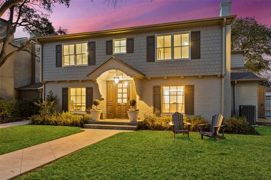 We are in receipt of Multiple Offers. Please submit your HIGHEST & BEST by 12pm noon on Mon. March 21st. Showings Will End Sun. at 6:00 PM .This Stunning home located in coveted Highland Park West will capture your heart! Meticulously Restored w the finest materials, quality & excellent Design by Allen Kirsch & Assoc. Remarkably updated by esteemed contractor, Gerlach Construction Inc (circa 2019) Flooded w Natural Light, A Great Room opens to the kit. Details of architectural interest are notable throughout, coffered den ceiling & linear gas FP incased in a single slab of travertine Floor to ceiling glass doors view the bkyd oasis w pool,outdoor kit,gas firepit (2020) Kit has Quartzite counters & Backsplash, Thermador Range, Fridge plus 2 Refrigerator- freezer drawers,High End Custom Cabinetry w Soft close drawers.1 Bed & Bath w WIC Down. Primary Suite w Tray Ceiling, Zen- like Bath w 2 vanities, Heated Floors, Shower w Bench & Free Standing Designer Tub,2 WIC w Built Ins, Sm Bonus Rm