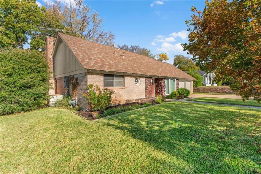 This remarkable home is located on a lovely, quiet, tree shaded street in the Wedgwood Addtiton of Ft Worth.  This unique 3.2.2. offers distinctive features throughout and is a delightful property to view from entry to exit.  A versatile floor plan suitable for any lifestyle option makes this home even more appealing. With space for a home office, home schooling or mother in law quarters this plan will work beautifully.  Updates include two bathrooms which are fully remodeled, loaded with storage space and gorgeous.  Kitchen offers granite counter tops, custom cabinetry with plenty of storage space  and high end appliances.  A spacious fenced back yard and covered patio for morning coffee.  Come and stake your claim on this amazing, fun home just waiting for you.