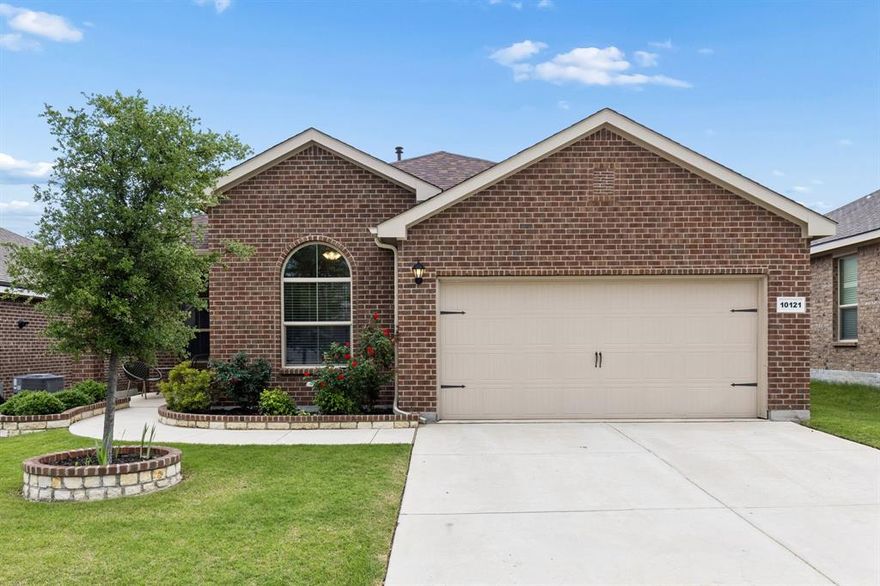 Better than new, this 4-bedroom + private office home offers the upgrades, functionality, and clean aesthetic you are looking for without added expense. Thoughtfully improved beyond standard finishes, this home is truly move-in ready.

The light-filled layout includes a private study with French doors, ideal for working from home or a quiet retreat. The kitchen has been elevated with an upgraded black granite sink and added cabinet hardware, giving it a more polished, finished feel. In the primary suite, a custom closet system by Closets by Design maximizes storage and organization.

Additional upgrades include ceiling fans in all bedrooms, wood blinds throughout, and an enhanced laundry room with added cabinetry for extra storage. Outside, enjoy an extended patio perfect for relaxing or entertaining, along with raised garden beds for outdoor living. A French drain system adds practical value by improving drainage after rain.

The backyard offers added privacy with no rear neighbors, and the home is conveniently located near a community pool and playground for easy access to recreation.

A well-designed home with the details already done, ready for you to move in and enjoy from day one.