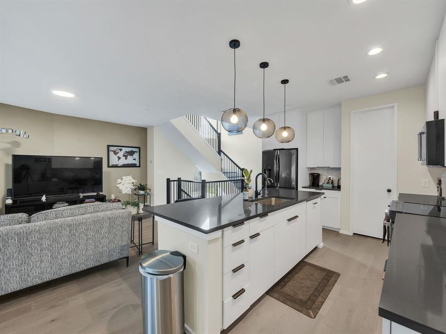 Modern luxury meets urban convenience in this contemporary Dallas residence featuring double master bedrooms, 3 full bathrooms, and versatile flex rooms ideal for an office, gym or media room. The open layout is perfect for hosting, while the lower level offers additional space for work or relaxation.

The sleek kitchen showcases stainless steel appliances, black quartz countertops, and smart home technology throughout — including a SmartThings-integrated refrigerator, smart lock, MyQ garage system, and automated blinds. Specialty bidet outlets, motion-activated lighting in closets and baths, a 7-stage reverse osmosis water system, and UV-reducing window film add thoughtful touches of comfort and convenience.

Enjoy a private yard ideal for pets and a spacious two-car garage with smart access. A washer and dryer set is also available for lease at $65 per month, offering added flexibility for tenants.

Perfectly situated just steps from Dallas’s best restaurants, bars, and nightlife, this home blends privacy, modern design, and vibrant city living.