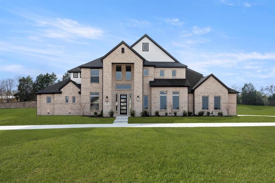 MLS# 21086804 - Built by Kindred Homes - Ready Now! ~ Welcome to The Hancock, a stunning 5-bedroom, 5-bathroom home spanning 4,709 square feet with a three-car garage. Designed for both luxury and functionality, this home features a downstairs flex room that can be converted into a sixth bedroom with an additional full bath. Step onto the inviting front porch and into the grand foyer, where a striking entry staircase and a private study set the tone for the home’s elegant design. At the heart of the home is the open-concept family room, kitchen, and dining area—perfect for gathering and entertaining. The owner’s suite is thoughtfully positioned opposite a secondary bedroom and full bath, creating a private retreat. Upstairs, you'll find a spacious game room, a dedicated media room, and three additional bedrooms, each with its own full bath.