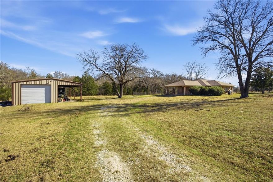 Rare opportunity to own 5 Acres of unrestricted land in Kaufman County.  This beautiful well kept home has 2 bedrooms and a bath and covered parking. NO HOA and NO restricitions. This piece of property has versatile options.  Looking to build your home business , or build a home and have an office on your property. if you are seeking flexibility and value.  This is it.  If interested in more acreage we have additional acreage available. This home also qualifies for USDA.  If you don't know what that is.  You can get in for ZERO Down.  Reach out to me and I will be glad to help. 

agents reliable to verify all information is correct and accurate.