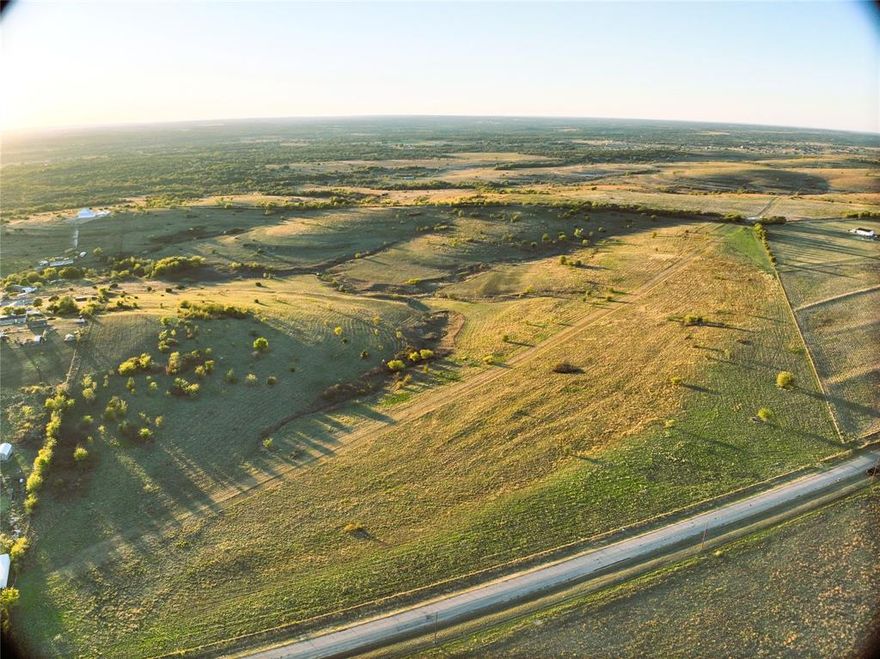 Escape to the country just 6 miles north of Weatherford! This beautiful tract offers rolling hills and sweeping long-range views that capture the essence of Parker County's landscape. The peaceful setting provides the perfect blend of privacy and quiet country living, while still being conveniently close to town for dining, shopping, and school. Whether you're looking to build your dream home, create a weekend retreat, or invest in a serene piece of Texas land, this property delivers. With its natural elevation changes, scenic vistas, and tranquil atmosphere, it's an ideal canvas for anyone seeking a slower pace of life just minutes from the heart of Weatherford. Multiple tract layouts to choose from and the acreage can be adjusted some as well.