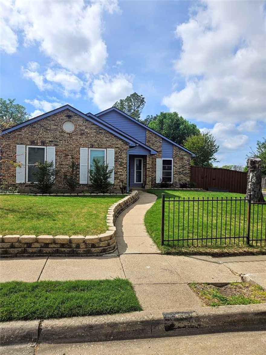 I'm delighted to present this charming home at 9404 Pinehaven Drive in the Cedar Run Subdivision of Dallas. Situated in a corner lot, the residence offers 1,594 square feet of space with a well-maintained, fully fenced front and backyard for added privacy. The home features three bedrooms, two full bathrooms—each equipped with standing showers—an upgraded kitchen, and wooden flooring throughout the living room and bedrooms.
You'll immediately notice the inviting warmth and ambiance, complemented by fairly used appliances and ceiling fans installed in every room, including the living area. There is a wood-burning fireplace, along with extra window air conditioning units to help keep things cooler during the summer months. The roof was replaced less than two years ago. Conveniently located near major highways, this property is just a 25-minute drive from downtown Dallas.
Bring your vision and unlock this limitless opportunity of a Dallas GEM on a corner lot. 
Being sold as AS-IS. it is ideal for investors or savvy Home buyer that can renovate and build instant equity.