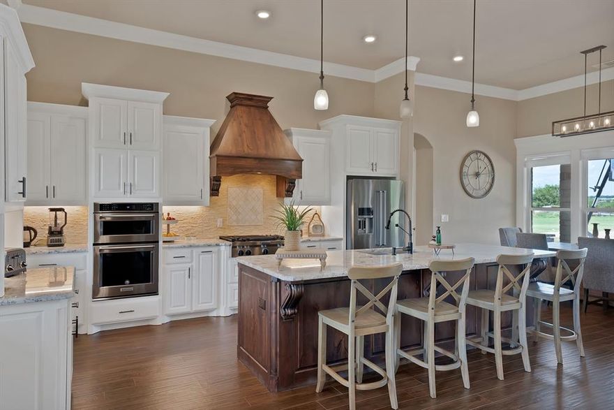 Beautiful 2018 Custom Home on Over an Acre with Pool! Gated Property! Located just outside the city limits, this stunning 2018-built home offers a perfect blend of comfort, privacy, and style. The spacious open floor plan features custom details throughout, including a dedicated office space ideal for working from home. Step outside to your own private retreat, an inviting pool perfect for entertaining, a stained concrete driveway, and a gated entrance offering both security and curb appeal. The home sits on just over an acre, providing ample space for outdoor enjoyment and gatherings. The primary suite is a true escape, complete with a luxurious jetted tub. Whether you’re hosting guests or enjoying quiet evenings at home, this property is designed to impress.