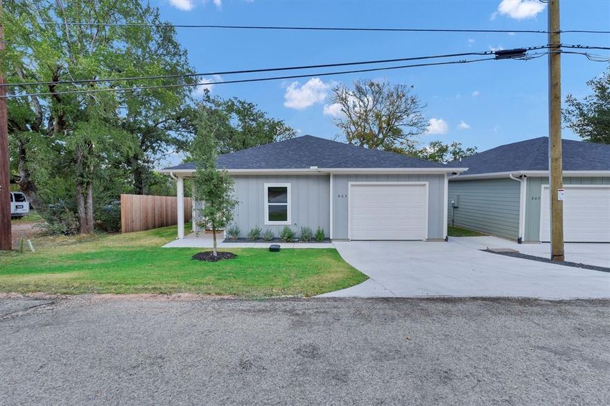 This brand-new 3-bedroom, 2-bathroom home offers 1,287 sq. ft. of modern comfort on the highly desirable Fort Worth side of Granbury, TX, making it an excellent opportunity for first-time homebuyers, investors, or buyers seeking low-maintenance new construction. Thoughtfully designed with quality upgrades throughout, the home features spray foam insulation, upgraded fixtures, stainless steel appliances, energy-efficient construction, and a fully sodded yard for immediate curb appeal. Step inside to a bright, open-concept layout that seamlessly connects the living, dining, and kitchen areas—perfect for everyday living and entertaining. The private primary suite provides a relaxing retreat, while two additional bedrooms offer flexibility for guests, family, or a home office. Located in the sought-after Western Hills Harbor community, residents enjoy resort-style neighborhood amenities including a private boat launch, fishing pier, community swimming pool, neighborhood park, and lake access to Lake Granbury, creating the ideal setting for boating, fishing, and outdoor recreation. Conveniently situated just minutes from shopping, dining, Historic Granbury Square, and an easy commute to Fort Worth, this home delivers the perfect combination of new construction value, lake-community living, and everyday convenience.