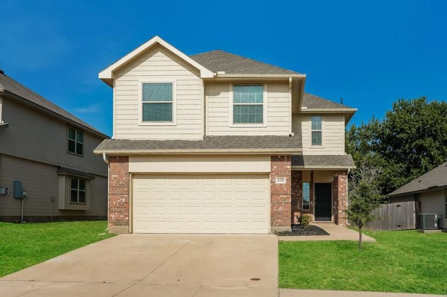 The Devonhurst III floorplan is a beautiful 4 bedroom, 2.5 bath, two story family home. This home offers a dining room, large upstairs master bedroom, and view from the kitchen to the family room. Features include wood-grain vinyl plank flooring, two car garage, fenced backyard, and a sprinkler system. All homes are SimplyMaintained for a $100 monthly fee that includes front and back yard lawn care and exterior pest control.