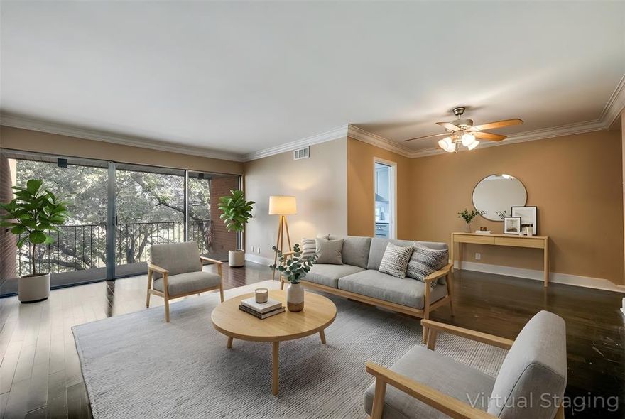 Live where fun and convenience collide! Just minutes from Six Flags, AT&T Stadium, and the buzzing Arlington Entertainment District, this updated 1-bedroom, 1-bath condo offers the perfect mix of comfort, style, and low-maintenance living. Step into 752 sq ft of thoughtfully designed space, where your first-floor owner’s suite features two closets—including a roomy walk-in. Upstairs, enjoy a light-filled, fully updated kitchen that opens to a spacious 19x13 living area and a private balcony overlooking a serene park—your peaceful escape in the heart of the action. No carpet, no hassle! Your HOA dues cover the pool, landscaping, water, trash, pest control, roof, and foundation—so you can spend less time worrying and more time living. Whether you’re a first-time buyer, downsizer, or investor, this is effortless living in an unbeatable location. Don’t just visit Arlington—live it!