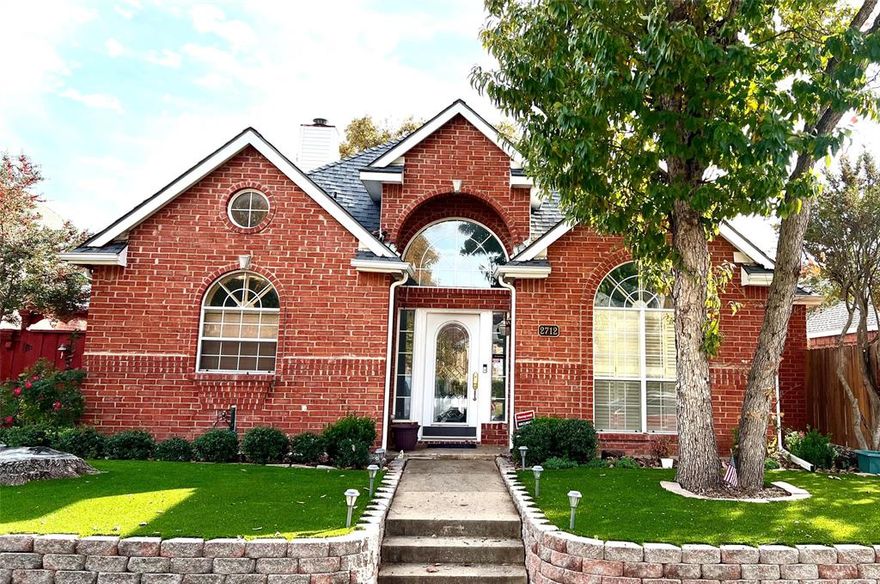 Introducing this charming and cozy home nestled in a mature neighborhood adorned with beautiful trees. This one-story gem 
that has been freshly repainted, giving it a clean and inviting atmosphere has 3 bedrooms and 2 bathrooms, offering ample space for comfortable living. 
The spacious Livingroom has soaring ceiling, centered by fireplace and built-in shelving.
The property also boasts new backyard landscaping, designed to accommodate a low maintenance lifestyle with minimal upkeep.
Don't miss the opportunity to own this charming property!