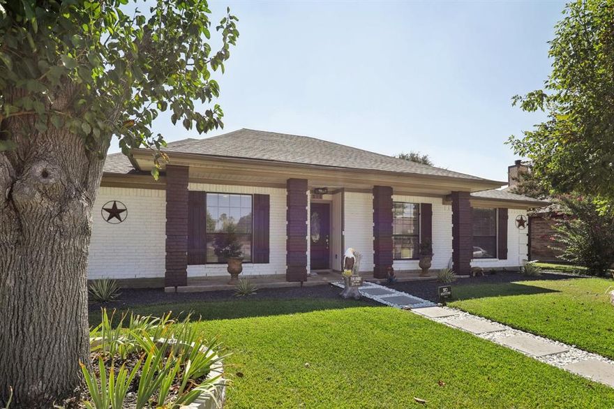 Looking for your own resort? Covered Patio?? Outdoor Gas Kitchen?? HEATED Pool and Spa?? Stop looking. Welcome home to this charming, ranch-style residence in a prime Garland location. This 3 bed, 2 bath home has been beautifully updated. Bathrooms have been completely updated with elegant walk-in tiled showers (2020) New vinyl flooring throughout (2021) New roof (2022) New premium Heated resort style pool with marvelous water features, hot tub, LED lighting, and new pool equipment (September 2023-$125k investment) Both new back porches-covered patios and new outdoor kitchen (2023) New fence (2023) New water heater (2024) You will not want to leave home. Great floor plan for gatherings and beautiful back yard to relax in or share, your own private retreat! Completely move-in ready home that combines style, comfort, and piece of mind with big-ticket updates completed. Located in a quite neighborhood in Garland ISD with access to the Choice of School Program, shopping (Firewheel Town Center), dining, and many major highways including President George Bush Turnpike and Highway 78, making commute a breeze. 
Call your agent today to schedule your private showing.
All furnishings available for sale.