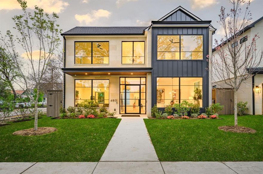 Welcome to 4801 Hanover Avenue, a stunning new construction by Martyn Hammer Custom Homes in the vibrant Briarwood neighborhood of Dallas. With 5 spacious bedrooms and 5 luxurious bathrooms, this 5,275-square-foot home redefines contemporary living. Step inside to discover a culinary kitchen that serves as the heart of the home. It's equipped with top-of-the-line features, including a wet bar adorned with a beverage fridge and ice maker, leading seamlessly into an elegantly designed den.

The primary suite, located on the main level, provides a serene retreat with its spa-inspired bathroom, featuring a freestanding soaking tub, expansive walk-in shower, and dual vanities with elegant fixtures. Upstairs, find four additional bedrooms and a versatile game room perfect for relaxation or entertainment. If you did not need the flex spaces you can have an additional 2 bedrooms totaling a 7 bedroom home.

Outside, the backyard is a true haven for gatherings, complete with an attached grill and ample space for a future pool. Located just minutes from premier shopping, dining, and major thoroughfares, this home offers an unparalleled lifestyle in one of Dallas's most sought-after locales.