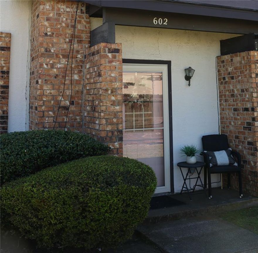 Charming condo with 2 bedrooms and 1.5 baths. Freshly painted interior. New LVP in main living areas. Living room with fireplace. Kitchen offers galley kitchen with new laundry pantry area including refrigerator. Located on the corner and unit faces away from parking, private Patio area with new fence.
Most of the furniture will convey! Minutes to DFW, Arlington sporting venues and Dallas MUST SEE!