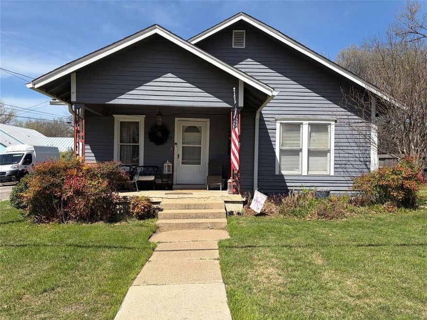Charming Folk Victorian cottage located in the highly desirable McKinney Historic District, this character-rich home blends timeless appeal with incredible potential. Showcasing original details, a cozy layout, and an inviting front porch, it sits on a spacious corner lot just moments from the fashionable McKinney downtown square. Ideal for investors, flippers, or buyers eager to create their dream home, this property offers a rare opportunity to restore and personalize a piece of local history. The home’s vintage charm remains intact, providing the perfect canvas for thoughtful updates that can enhance both style and value. Conveniently located just steps from McKinney Square, Chestnut Square, Finch Park, and a variety of popular dining, shopping, and entertainment options. Owned by the same family since 1940, this home is ready for its next chapter.  Bring your vision, this one will truly shine with a little TLC. Property is being sold As-Is.