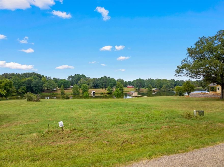 Take a look at this waterfront 1.13 acre lot located in the highly desirable, gated Eagle Shores subdivision on Lake Bob Sandlin. This prime property offers the perfect setting for your new custom build, combining luxury living with serene lakefront views. Call today!