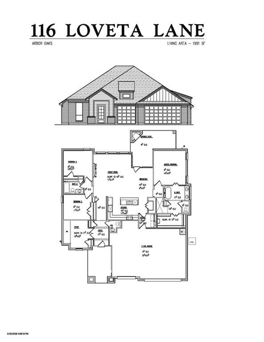 Located in Arbor Oaks in Boyd, Texas, this farmhouse-style home offers an open floorplan with 3 bedrooms, a study, 2 full baths, and a powder bath. Custom cabinetry, a modern linear electric fireplace surrounded by floor to ceiling farmhouse inspired shiplap, and a layout designed for easy living make this home as functional as it is good-looking. The primary suite includes a large walk-in shower and walk-in closet. The kitchen and living areas flow naturally together, making the space feel open and comfortable without being overdone. A large covered back porch with a wood-burning fireplace is ready for year-round use and a nice sized 3-car garage rounds out the package.
Arbor Oaks is a beautiful, established neighborhood that offers the quiet of small-town Boyd with convenient access to the Metroplex.